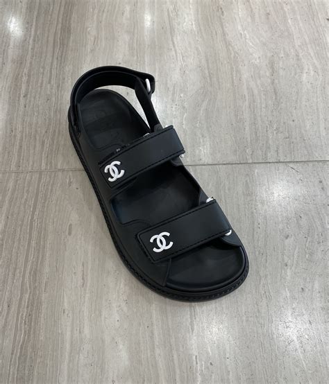 chanel rubber sandals